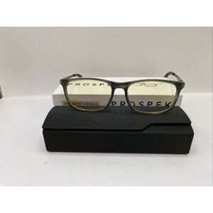 Prospek Eyeglasses A400 with Case Designer Frames Only Grey 54-17-140